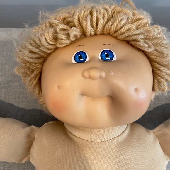 Vintage 1985 Cabbage Patch Kid "Jerome Rafael" - Blond Curls, Blue Eyes - Picture 6 of 11